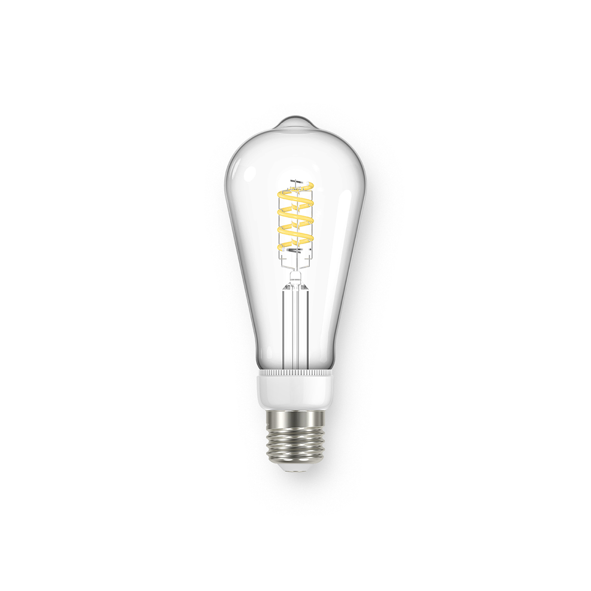 Filament ST64 Spiral Clear 470lm Dimmable E27