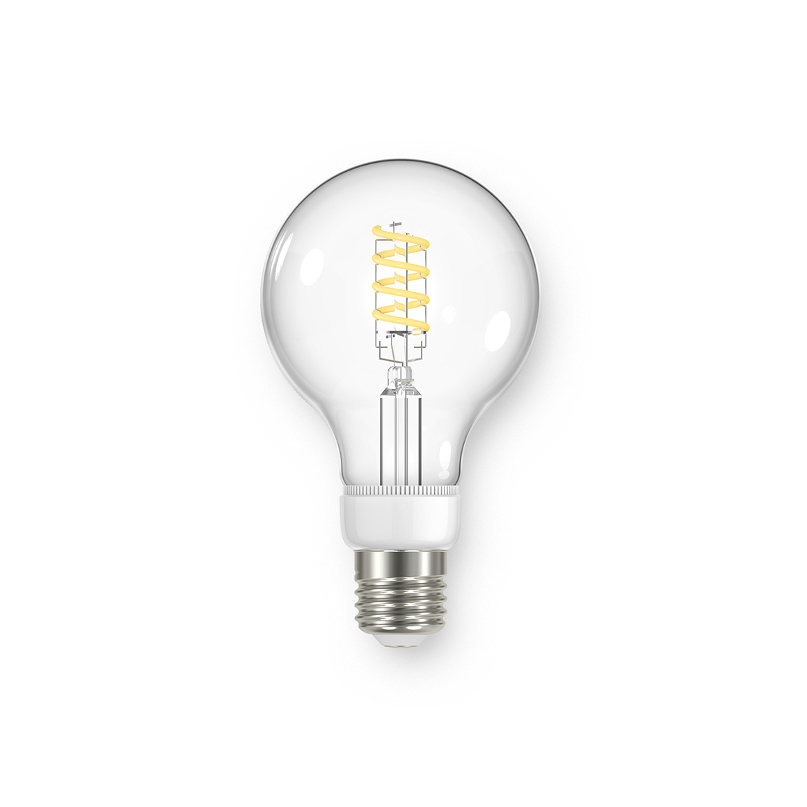 Global G25 Spiral Clear 450lm Dimmable E26